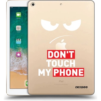 Picasee silikónový prehľadný obal Apple iPad 9.7 2017 5. generace Angry Eyes Transparent