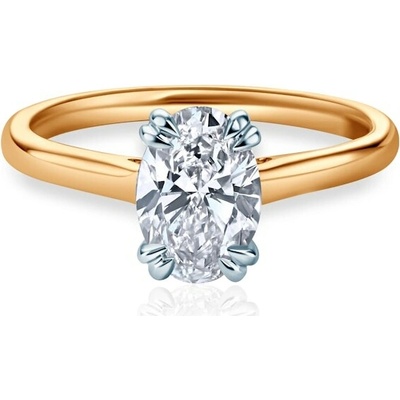 Savicki Zásnubný prsteň dvojfarebné zlato laboratórny diamant SAVR96118 YW LGD 100