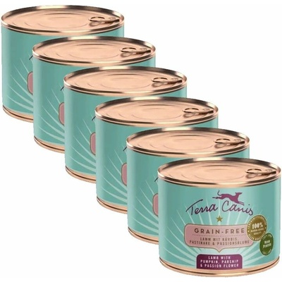 Terra Canis Grain-free Lamb with pumpkin parsnip & passion flower 6 x 200 g