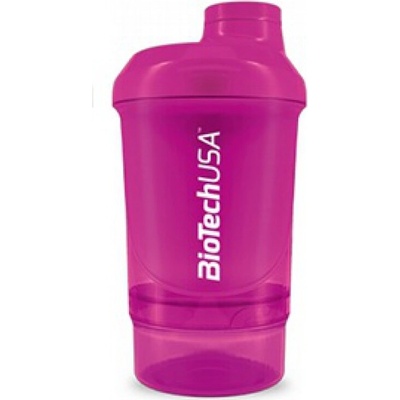 Šejker Nano ružový - 300 ml + 150 ml - BioTech USA