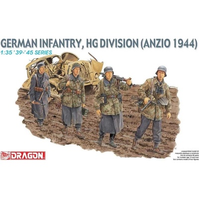 Model Kit figúrky 6158 GERMAN INFANTRY HG DIV ANZIO 1944 (1:35)