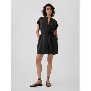 GAP Ленени мини утилити рокли GAP GAP | Cheren | ЖЕНИ | XXS