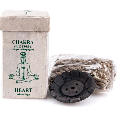 Tibetské vonné provázky Chakra Incense Heart