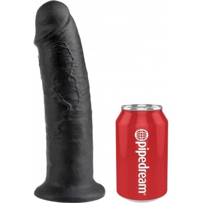 King Cock 10" Cock Black Dildo