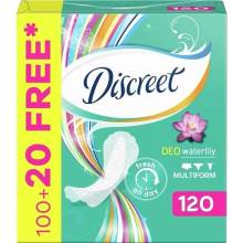 Discreet Deo Waterlily slipové intímne vložky pre každodenné použitie 120 ks