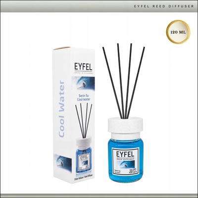 Eyfel Cool Water vôňa do domácnosti tyčinky 120 ml