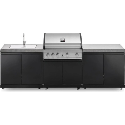 GrandHall s grilem Elite G4 a dřezem, 262cm