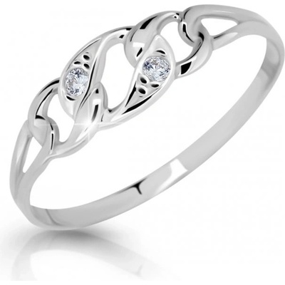 Cutie Diamonds prsteň z bieleho zlata s diamantmi DZ6735 1242 10 X 2