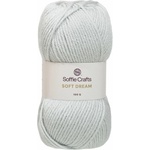 Soffie Crafts Soft Dream 08323 Silver Плетива прежда (SC09670-08323)