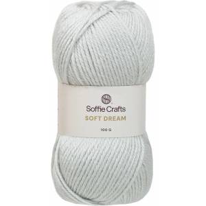 Soffie Crafts Soft Dream 08323 Silver Плетива прежда (SC09670-08323)