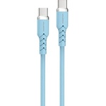 Powerton ENERGY PASTEL EDITION USB-C кабел, 100W, 1m, силиконов, син (WP100WC)