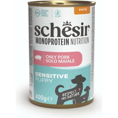 Schesir Dog Monoprotein Puppy šunka paté 400 g