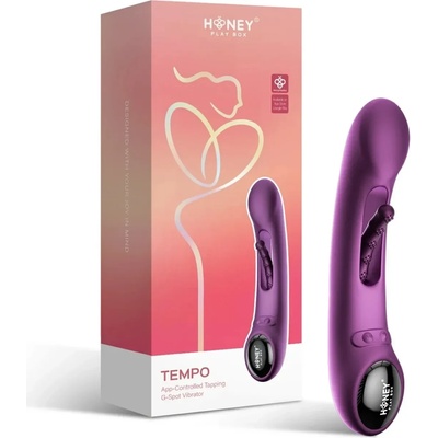 Смарт вибратор с потупване и натиск, луксозен, 21см. - Tempo Vibrator (VS-57-985PU)