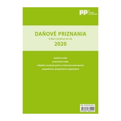 Daňové priznania k dani z príjmov za rok 2020