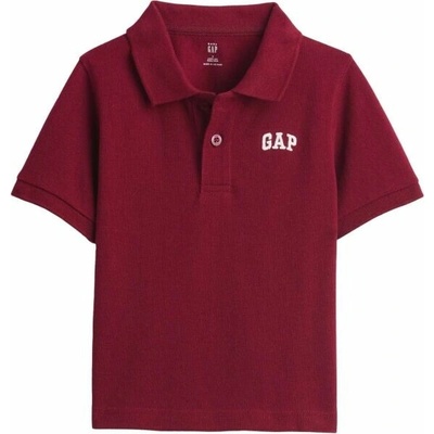 GAP V-FRCH SS Logo Pique Polo červená