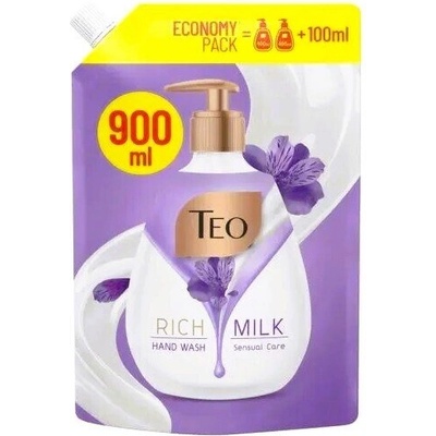 Teo Rich Milk Sensual Care Soap хидратиращ течен сапун 900мл (97654356789)