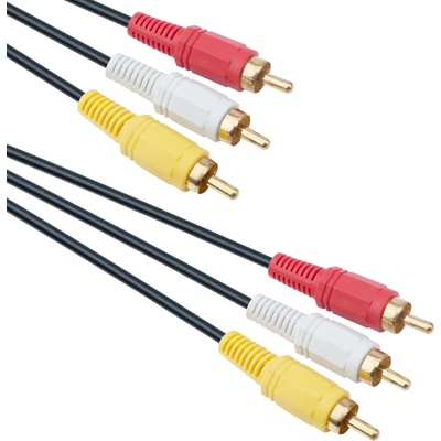 DeTech Кабел DeTech 3RCA - 3RCA, High Quality, 1.5m - 18042 (18042)