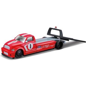 Maisto Flatbed - 2018 Ford GT Heritage Edition, червен, 1: 64