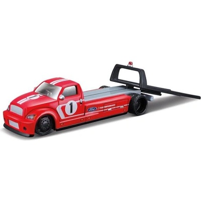 Maisto Flatbed - 2018 Ford GT Heritage Edition, червен, 1: 64
