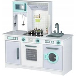 ECOTOYS Дървена детска кухня Ecotoys, с аксесоари (ET7258) - baby