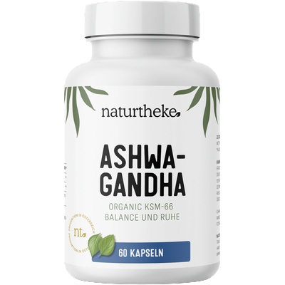Naturtheke GmbH Bio Ashwagandha KSM66 500mg - 60 капсули