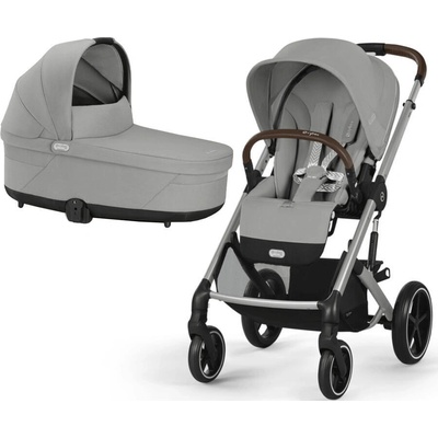 CYBEX Balios S Lux + korba stone grey silver frame 2025