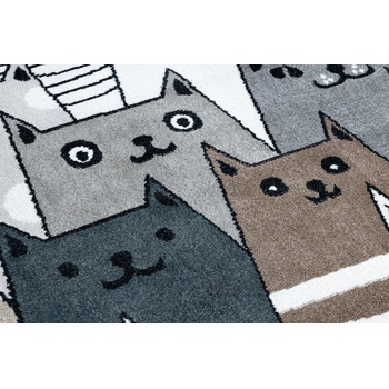 Dywany Łuszczów Fun Gatti Cats multi Vícebarevná
