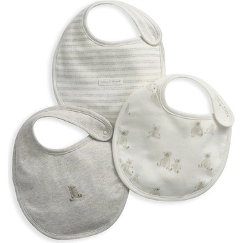 Mamas & Papas Комплект лигавници Mamas & Papas - Teddy bear, 3 броя (S41GA6U)