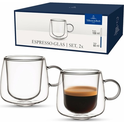 Villeroy & Boch Sklenené šálky na espresso Artesano Hot & Cold Beverages 2 x 60 ml