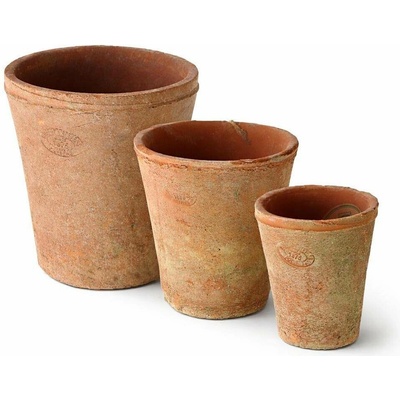 Sada tří květináčů "Robert&Stevens Potters SINCE 1875" terakota 16cm