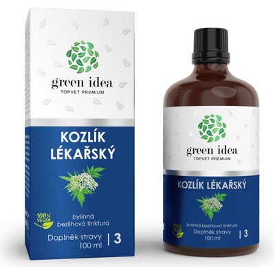 Green idea Valeriána lekárska bezliehová tinktúra 100 ml