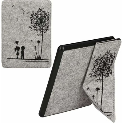 KW Mobile Origami Felt Dandelion Love KW4690801 pre Amazon Kindle Paperwhite 5 2021 šedé