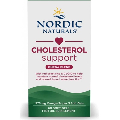 Nordic Naturals Podpora cholesterolu 60 softgel kapslí