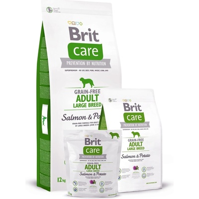 Brit Care Grain-free Adult Large Breed Salmon & Potato 2 x 12 kg