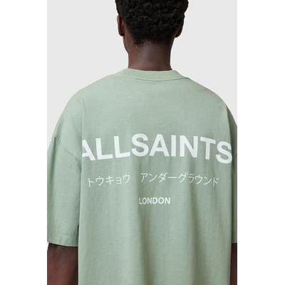 AllSaints уголемена тениска мъжка от памук (M071PB)