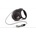 flexi Black Design M - Автоматичен повод за кучета 5м въже, до 20кг, черен