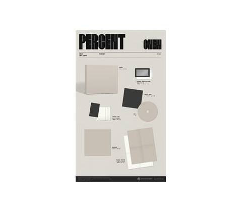 Onew: Percent - Digipack Version - Random Cover CD