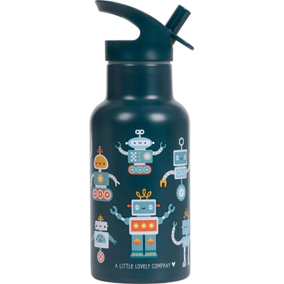 A Little Lovely Company antikorová fľaša na pitie roboty 350 ml
