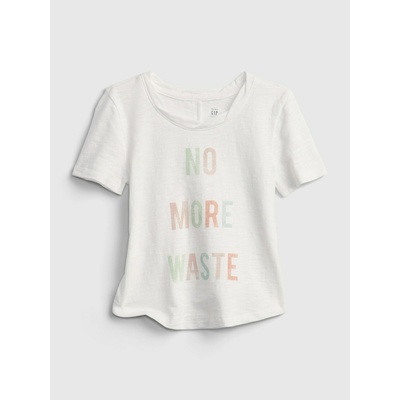 GAP Бебешка тениска gen good graphic GAP GAP | Byal | Момичешки | 68-80