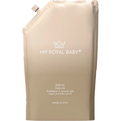MyRoyalBaby Jemný šampón a sprchový gél 2 v 1 náhradná náplň 380 ml