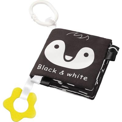 BabyOno měkká senzorická knížka Black & bílá – Zboží Dáma