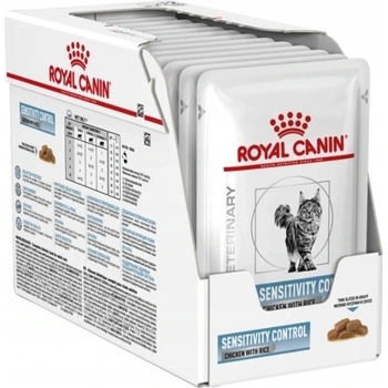 Royal Canin Veterinary Diet Cat Sensitivity Control Chicken Rice Pouch 12 x 85 g