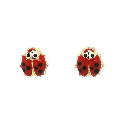 Beny Jewellery zlaté dětské náušnice Berušky 7120629