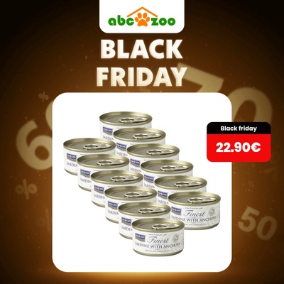 Fish4Cats Finest sardinka s ančovičkami 12 x 70 g