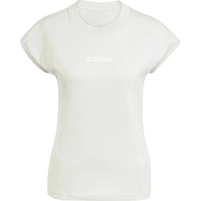 adidas Dámske tričko ESSENTIALS LINEAR SINGLE béžová biela