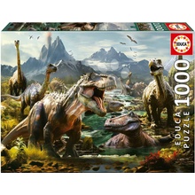 EDUCA Zuřiví dinosauři 1000 dielov