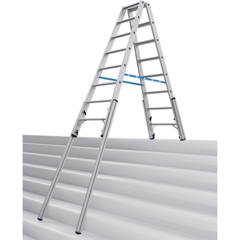 KRAUSE Двустранна телескопична стълба с четири релсови удължители Krause, 2x8 (07134905) (07134905)