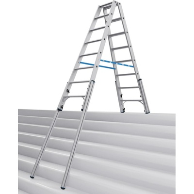 KRAUSE Двустранна телескопична стълба с четири релсови удължители Krause, 2x8 (07134905) (07134905)