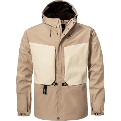 Schöffel Мъжко водоустойчиво яке Schöffel 2L Jacket Style Maghera Waterproof jacket - Brandon Beige - размер 50 (EU) (002-3832-0113)