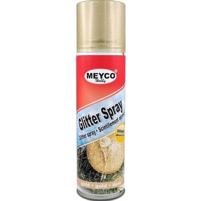 Meyco glitrový sprej 100 ml glitter zlatý
